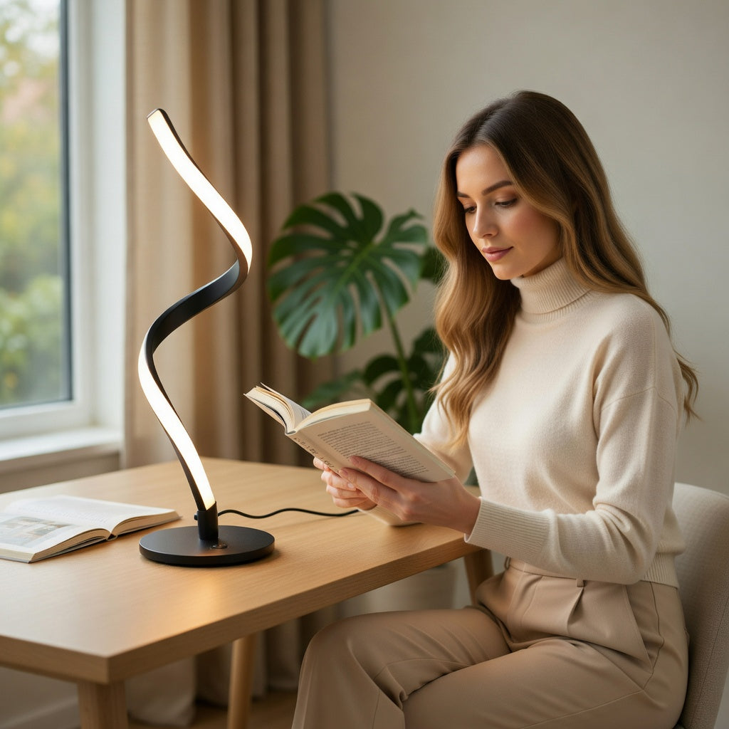 Spiral Touch Control Lamp